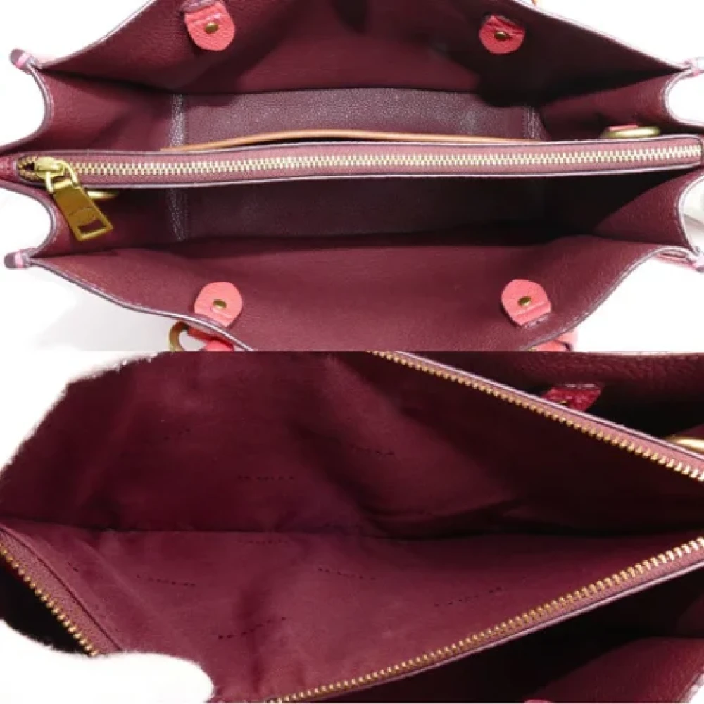 Coach Pre-owned Leather handbags Pink Dames