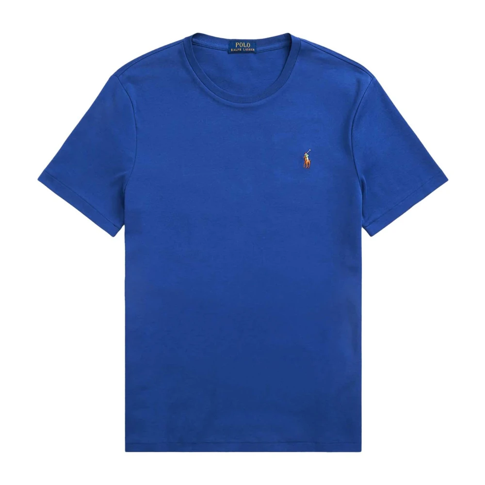 Ralph Lauren Blauw Katoen Crew Neck T-shirt Blue Heren