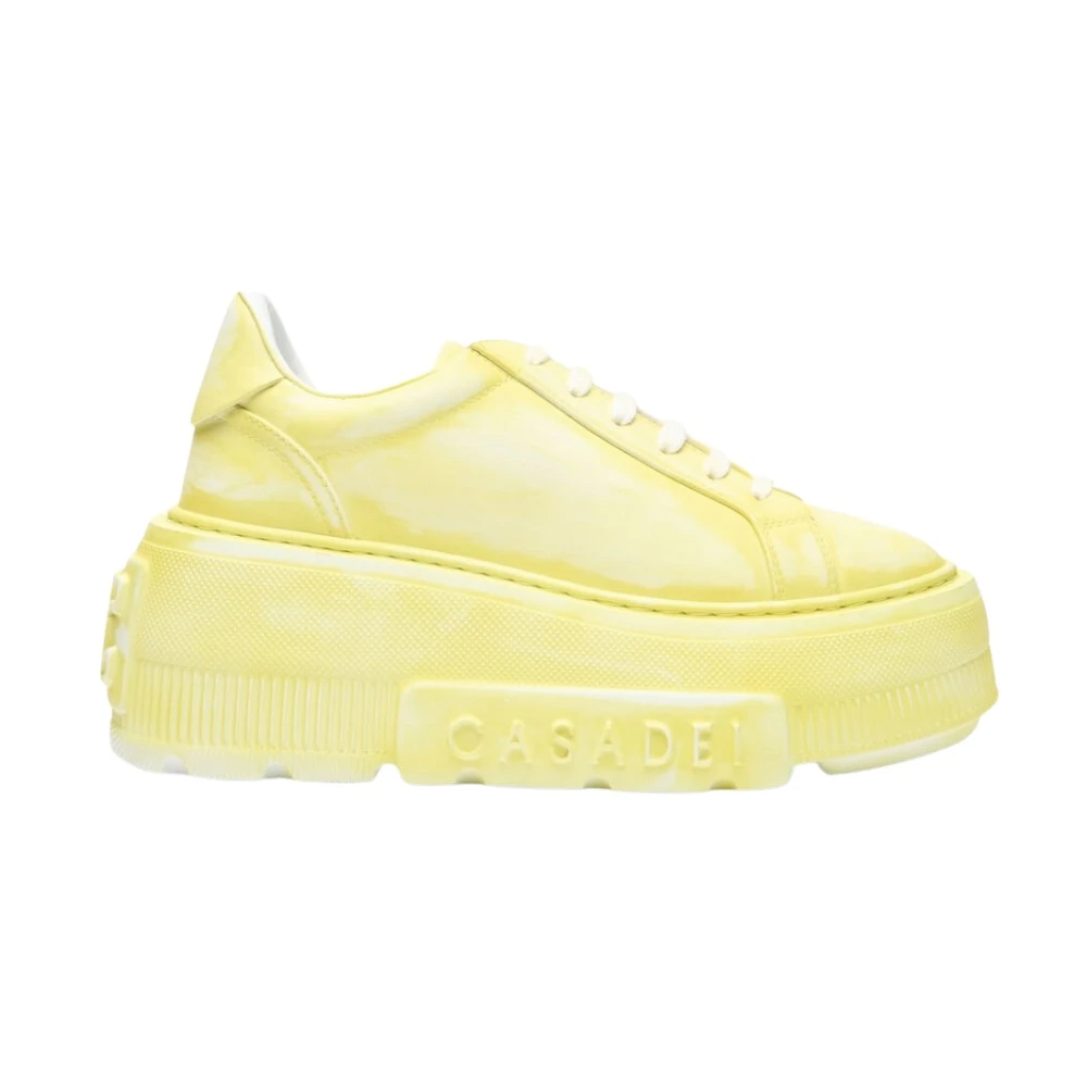 Casadei Nexus Painting Sneaker Dames Schoenen Geel
