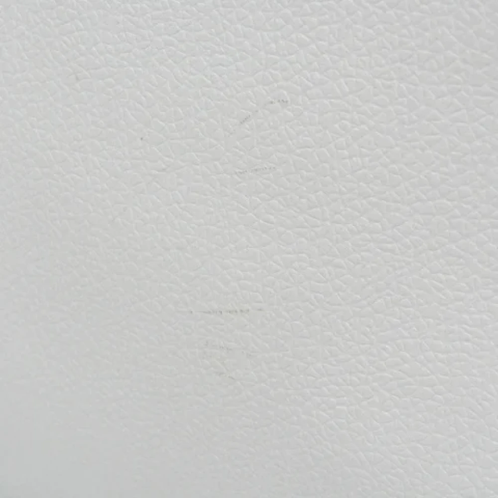 Bvlgari Vintage Pre-owned Leather handbags White Dames