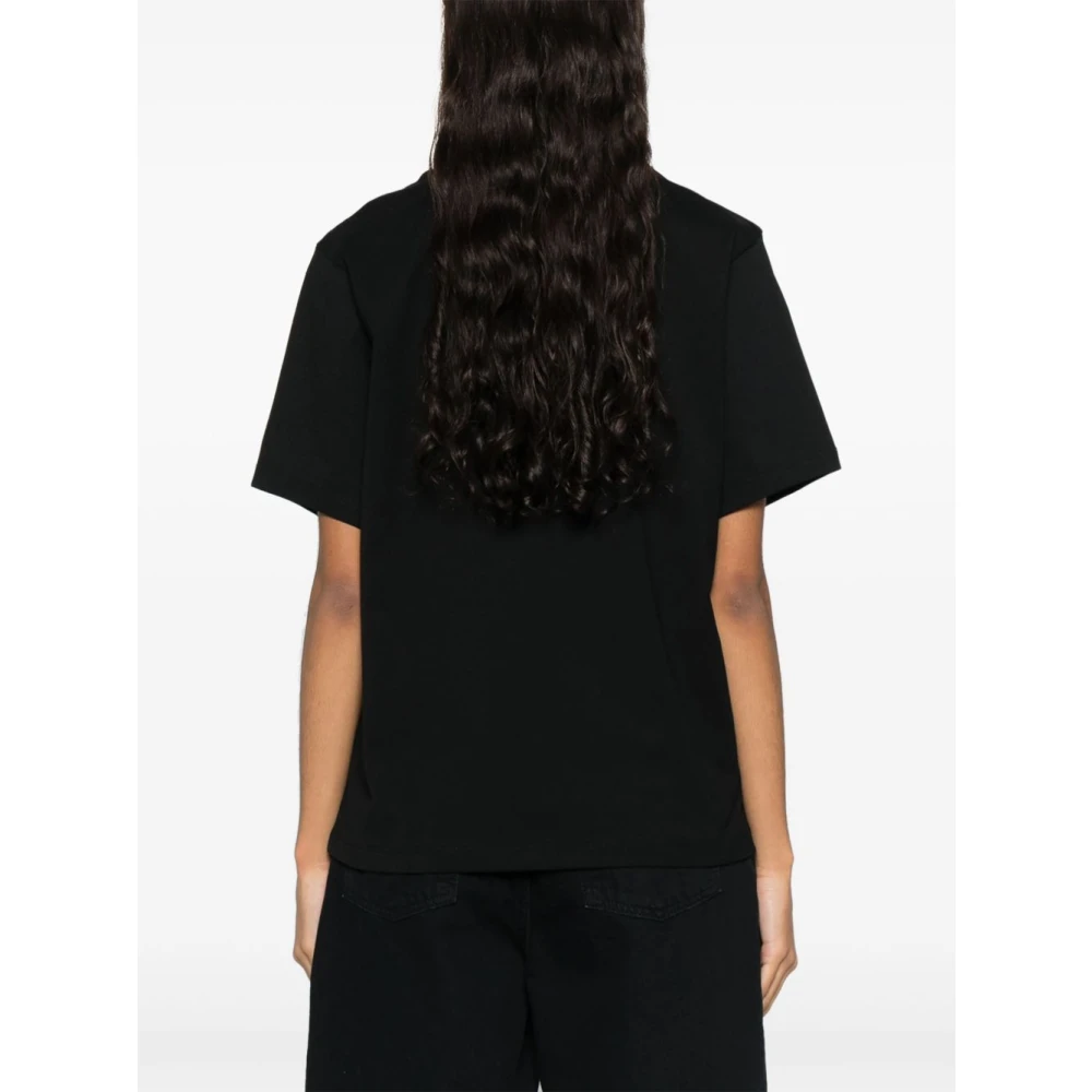 Victoria Beckham Zwarte T-shirts en Polos Black Dames
