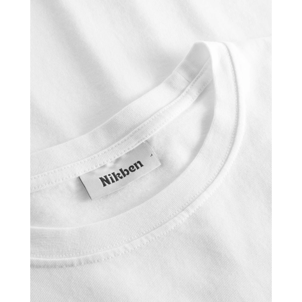 Nikben Witte Longsleeve Souvenir Tee White Dames