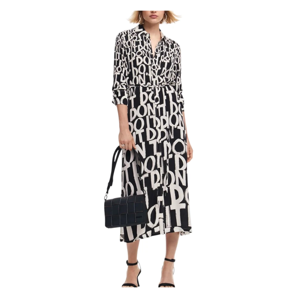 Desigual Lente Zomer Dames Middelgrote Tassen Collectie Black Dames