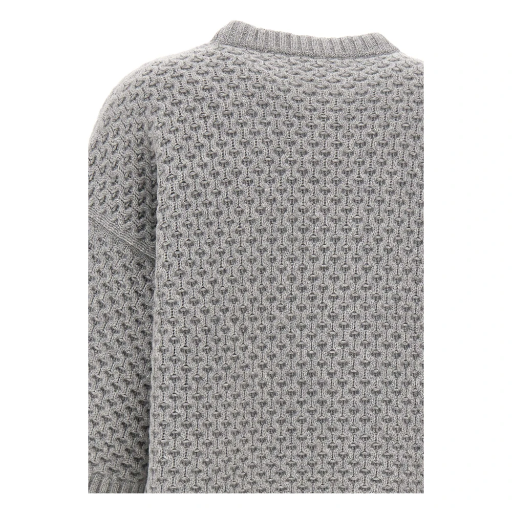 Fabiana Filippi Zachte Kabeltrui Grijs Gray Dames