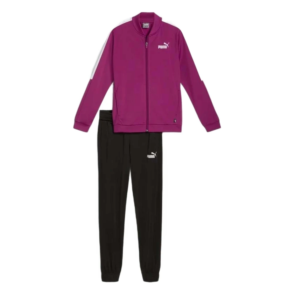 Puma Baseball Tricot Suit Tracksuit voor Kinderen Purple Unisex