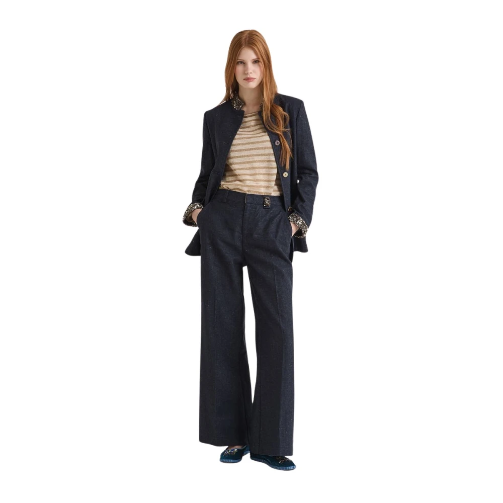 Trousers > Wide Trousers - - Maliparmi - Modalova