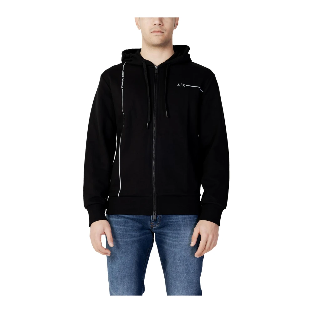 Armani Exchange Herren Schwarz Sweatshirts & Hoodies, K, 2XLgröße: