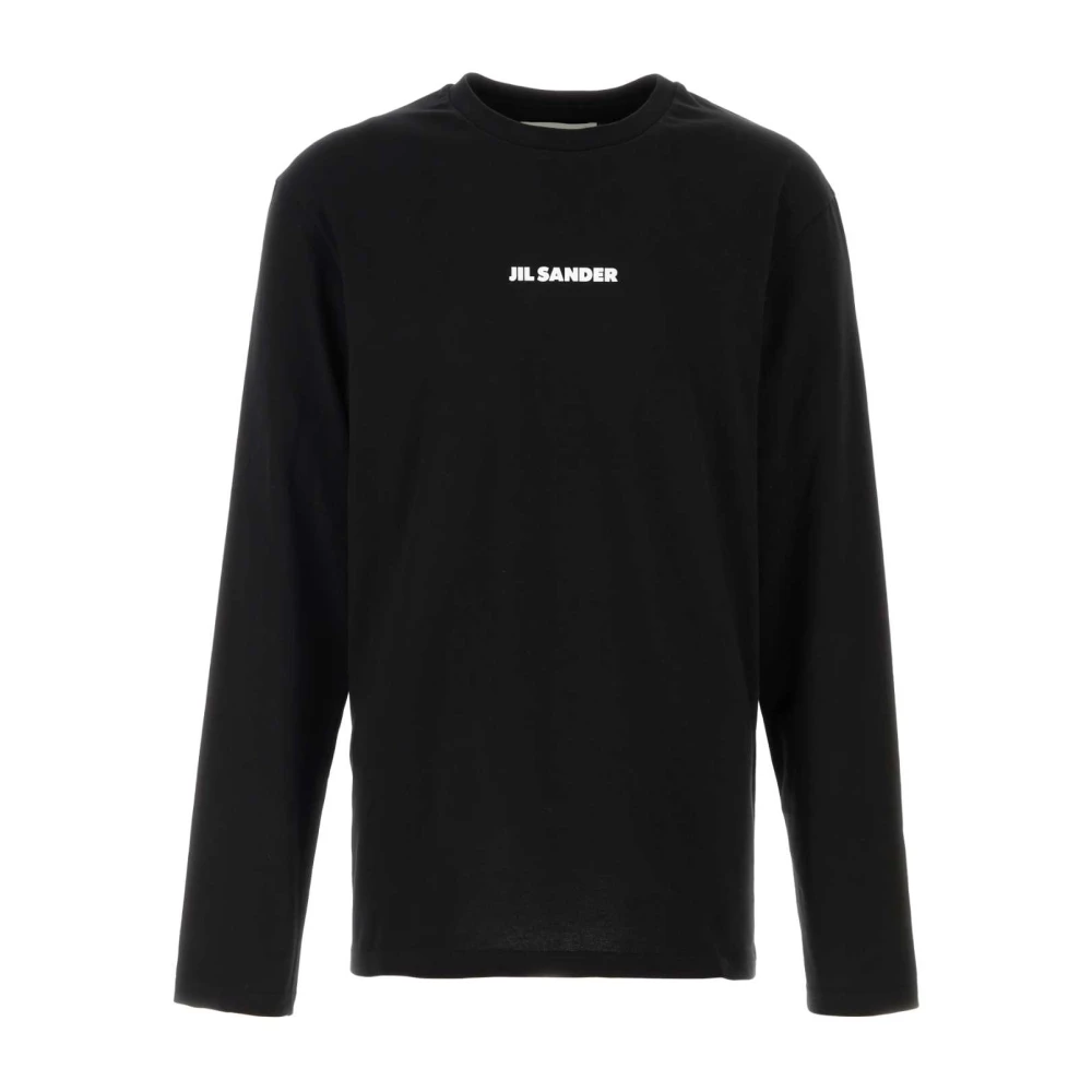 Jil Sander Men's Black Long Sleeve T-Shirts, S, Long Sleeve T-Shirt