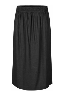 simple-black-skirt-with-elastic-waist