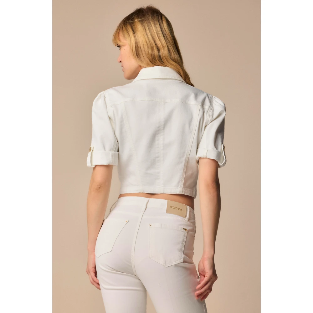 Kocca Stijlvolle Denim Jassen voor jou White Dames