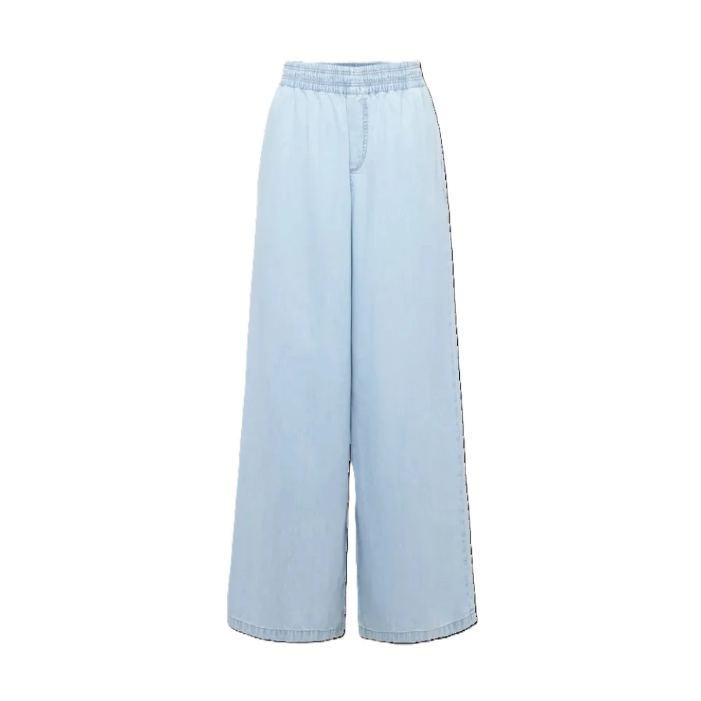 Drykorn Women's Blue Ceiling Trousers - Wide Trousers - W28 - Trousers
