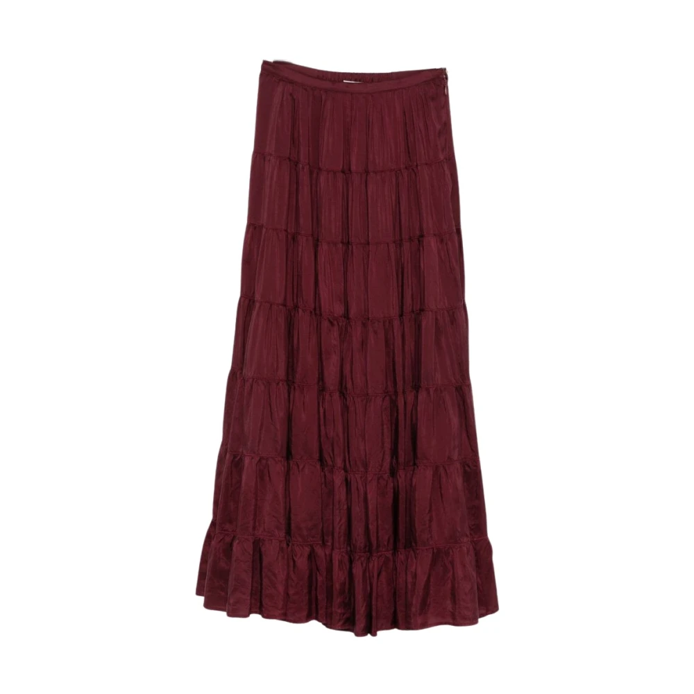 Forte Forte Women's Red Maxi Skirts, S, My Skirt