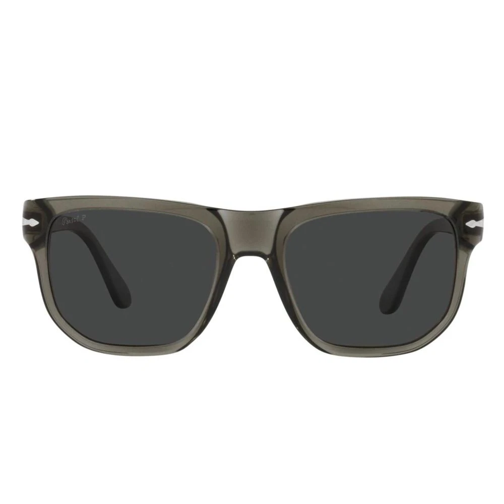 Persol , Opal Smoke Polarized Sunglasses Dark Grey Polarized lenses, PO3306S 110348, Mojo Glasses - Image 4