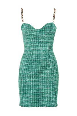 bustier-dress-bright-green-boucle-style