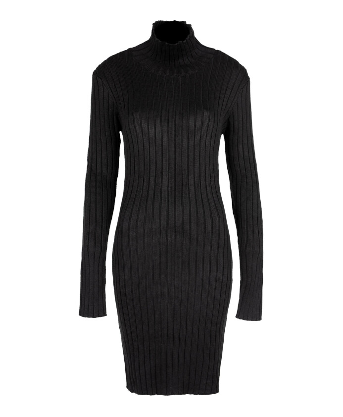 robe-tricotee-a-rayures