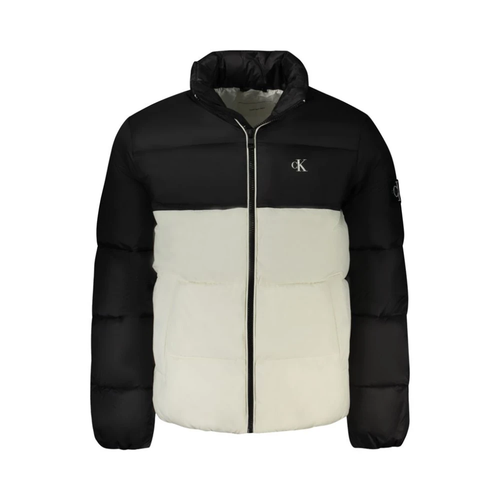 Calvin Klein Witte Polyester Jas White Heren