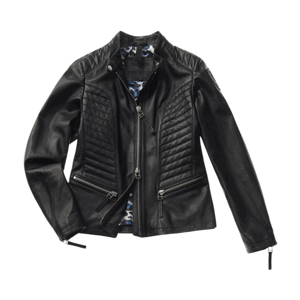 Jackets > Leather Jackets - - Blauer - Modalova