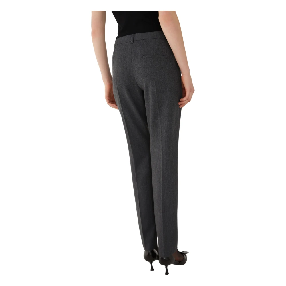Iblues Stretch Grijze Broek Gray Dames