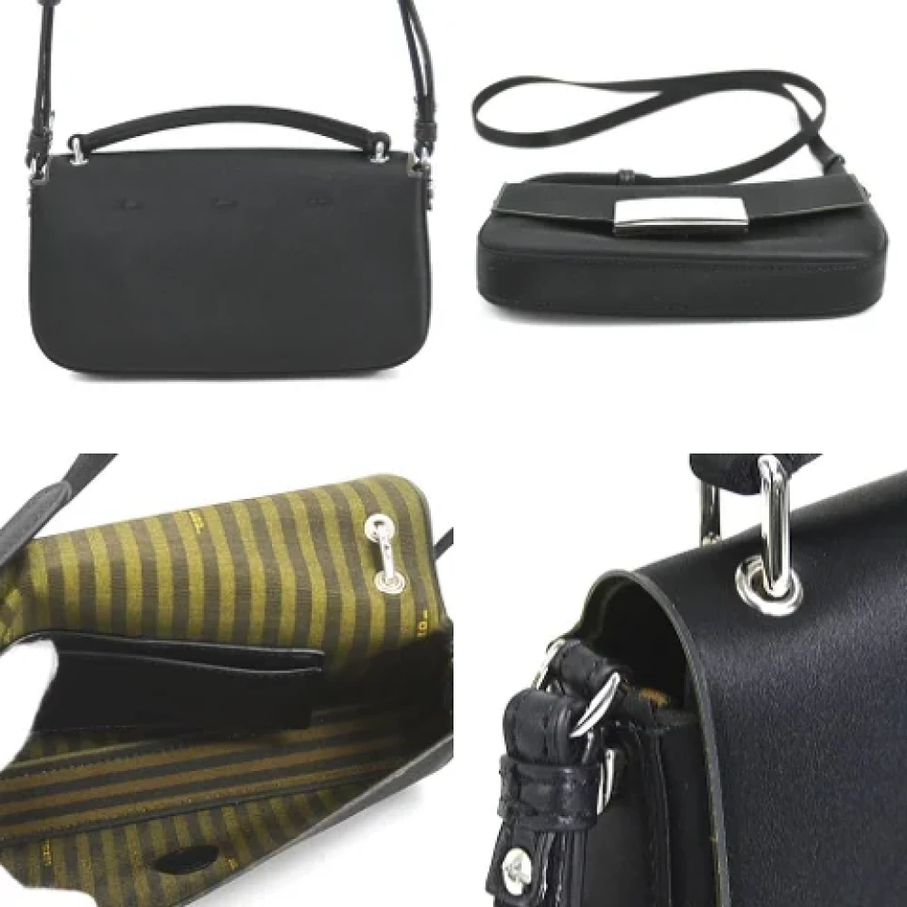 Fendi Vintage Pre-owned Fabric fendi-bags Black Dames