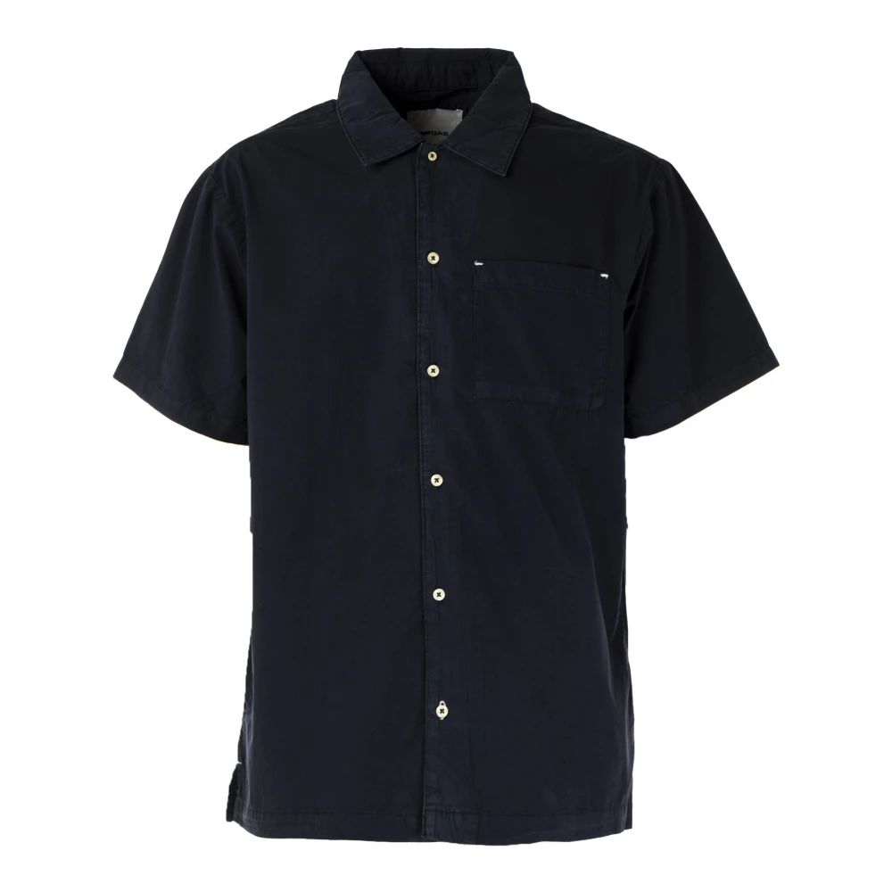 GAS Heren Overhemd Klassieke Moderne Stijl Blue Heren