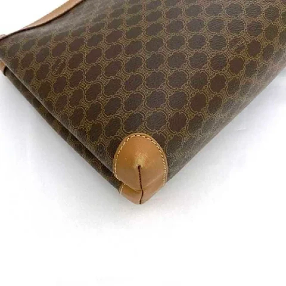 Celine Vintage Pre-owned Leather celine-bags Brown Dames