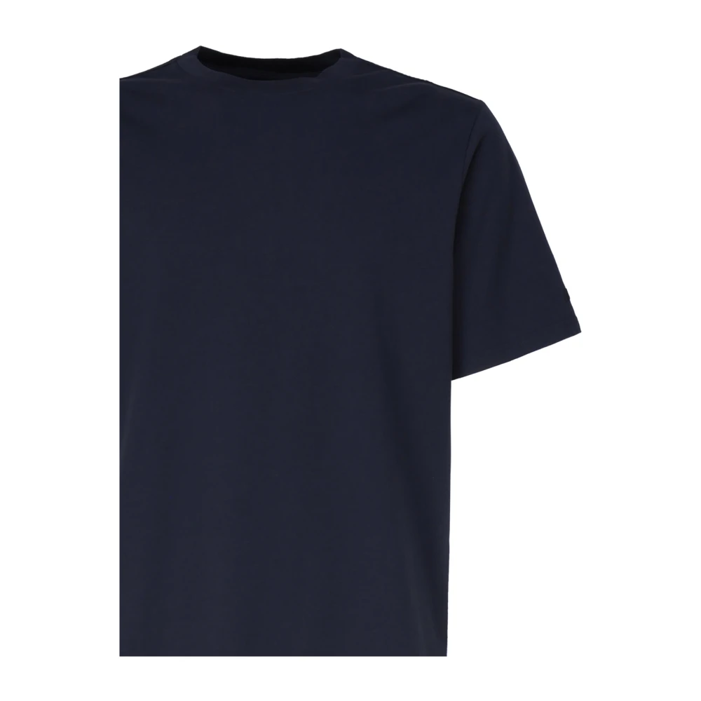 Autry Blauw Katoenen T-shirt met Halslijn Blue Heren