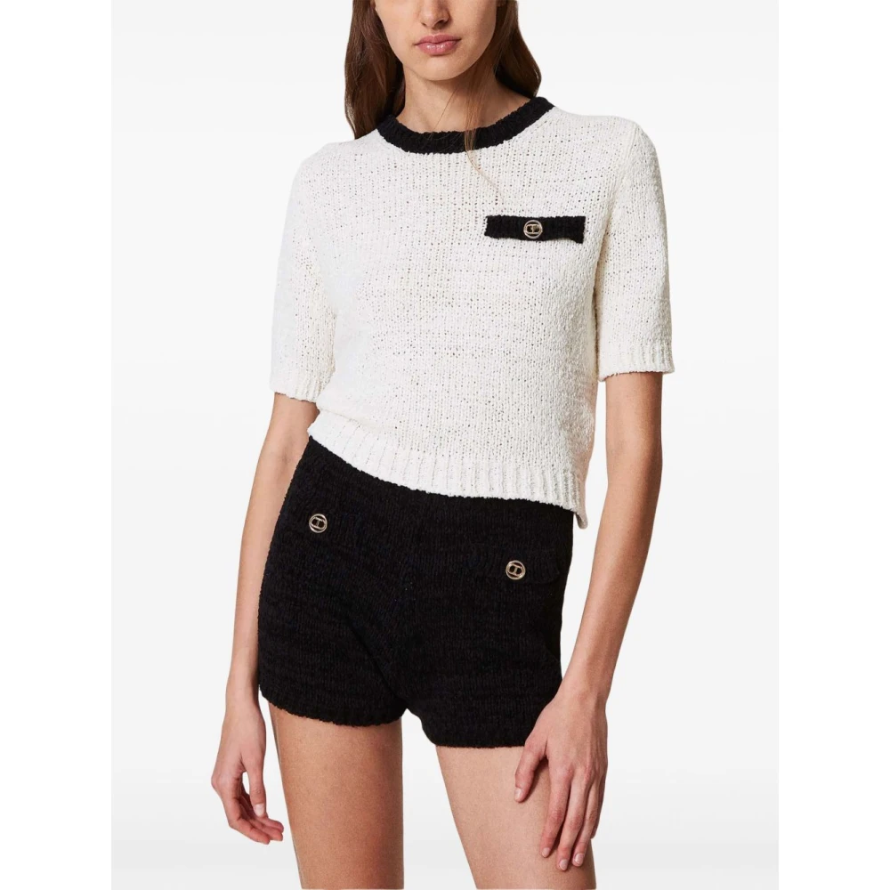 Twinset Witte Sweater Set Stijlvol White Dames