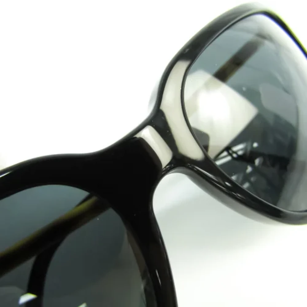 Burberry Vintage Pre-owned Acetate sunglasses Black Dames