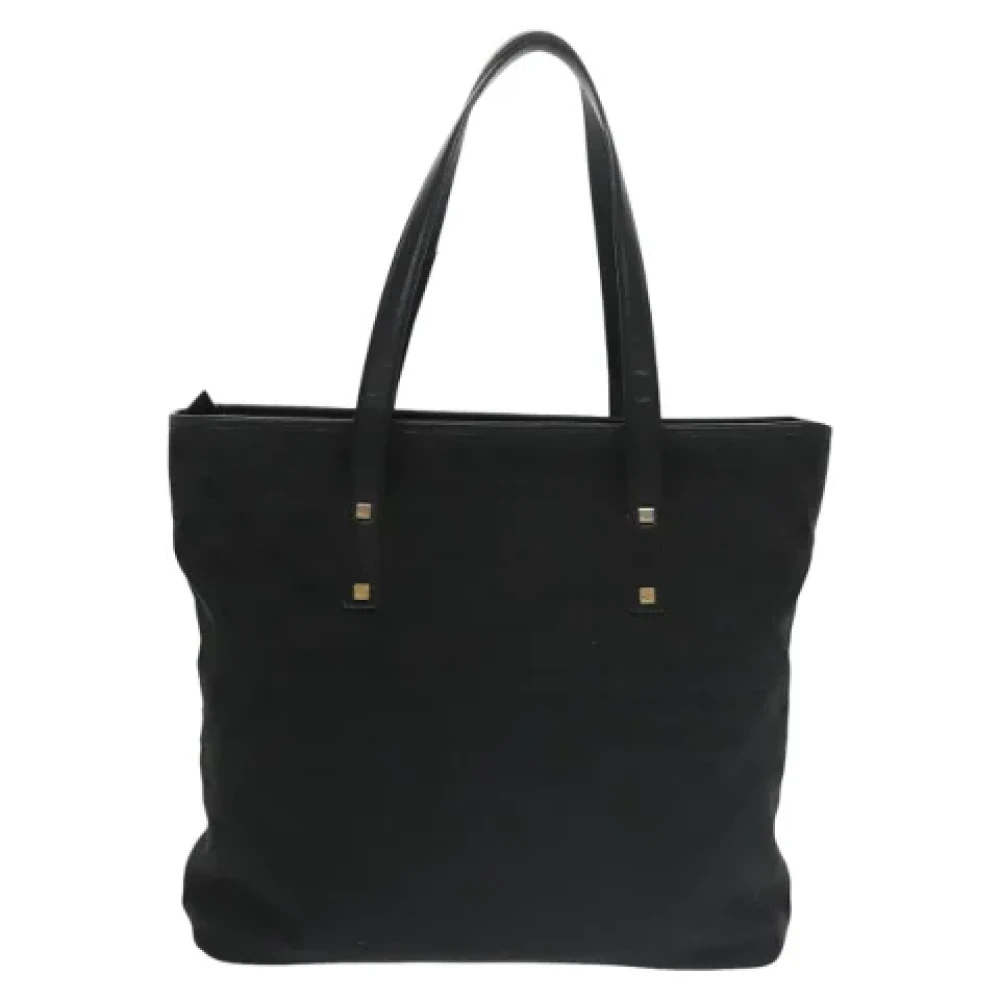 Salvatore Ferragamo Pre-owned Canvas handbags Black Dames