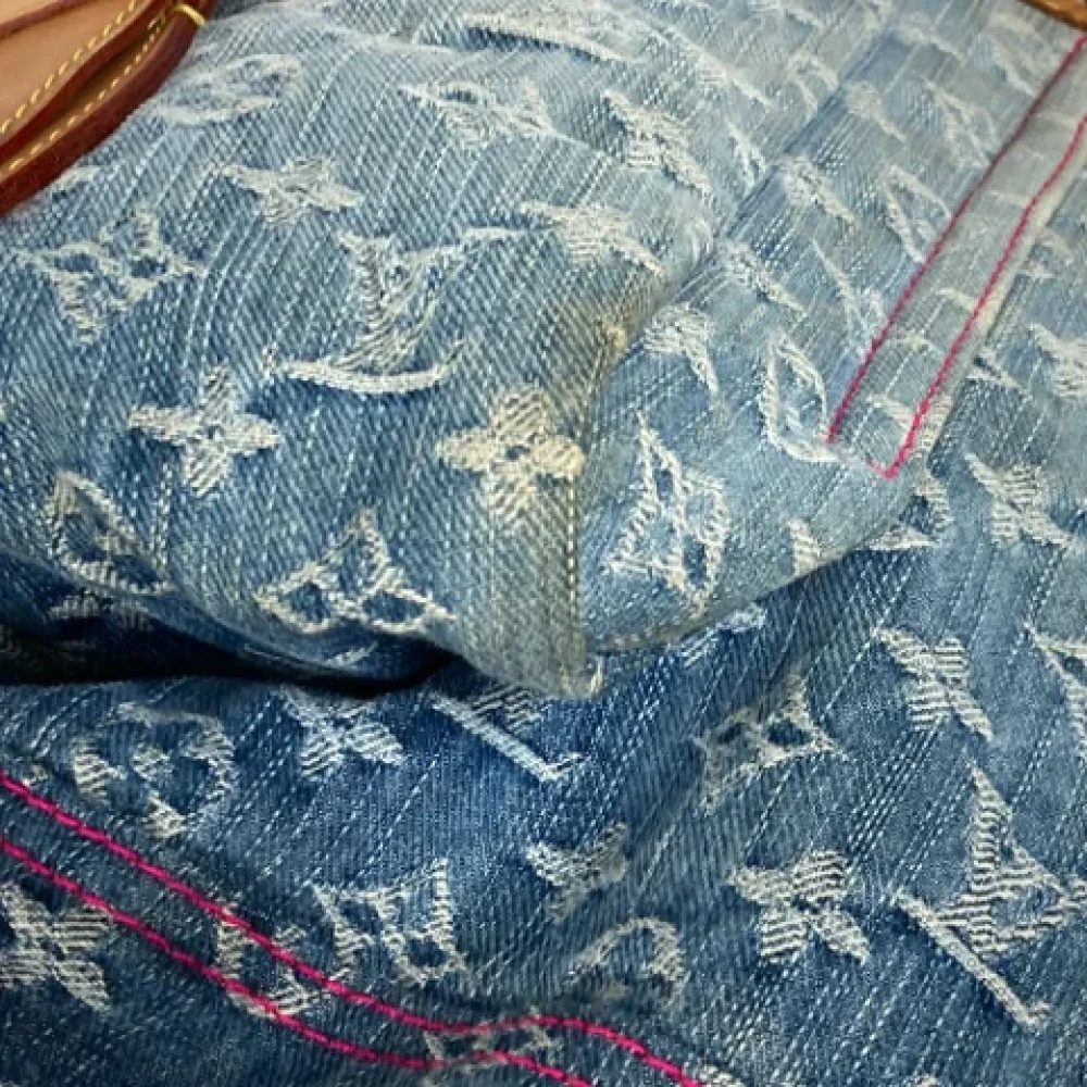 Louis Vuitton Vintage Pre-owned Denim louis-vuitton-bags Blue Dames