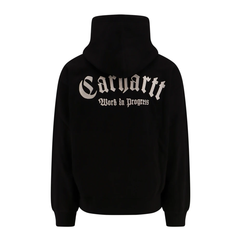 Carhartt WIP Katoenen Sweatshirt met Geborduurd Logo Black Heren
