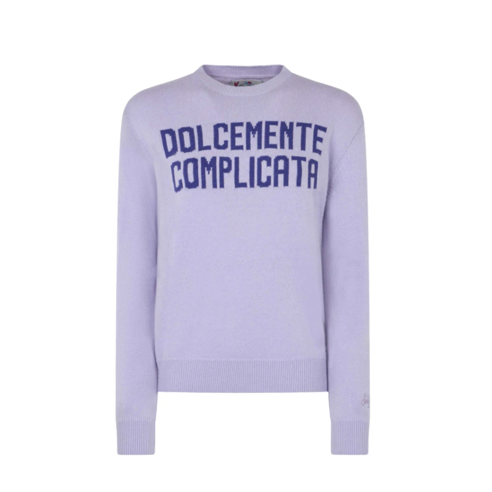 MC2 Saint Barth Paarse Sweater New Queen Collection Purple Dames
