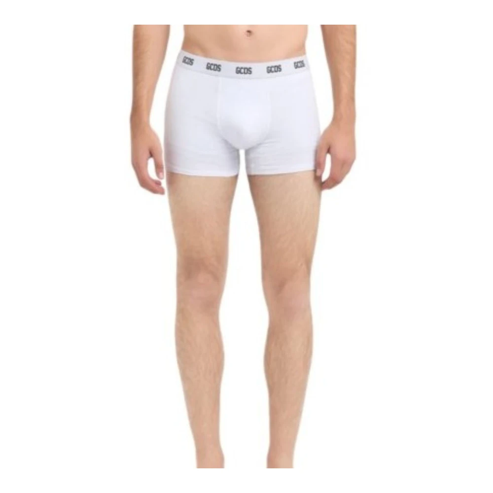 Gcds Heren Essentials Boxer Briefs 2-Pack White Heren