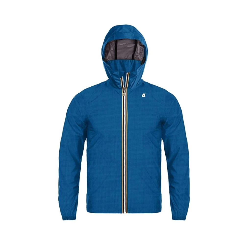 K-Way Uomo Blu Giacca Ripstop