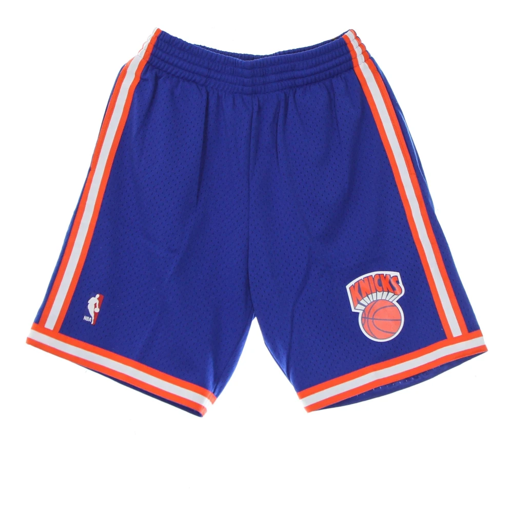 Mitchell & Ness NBA Swingman Basketball Shorts Knicks Blue, Herr