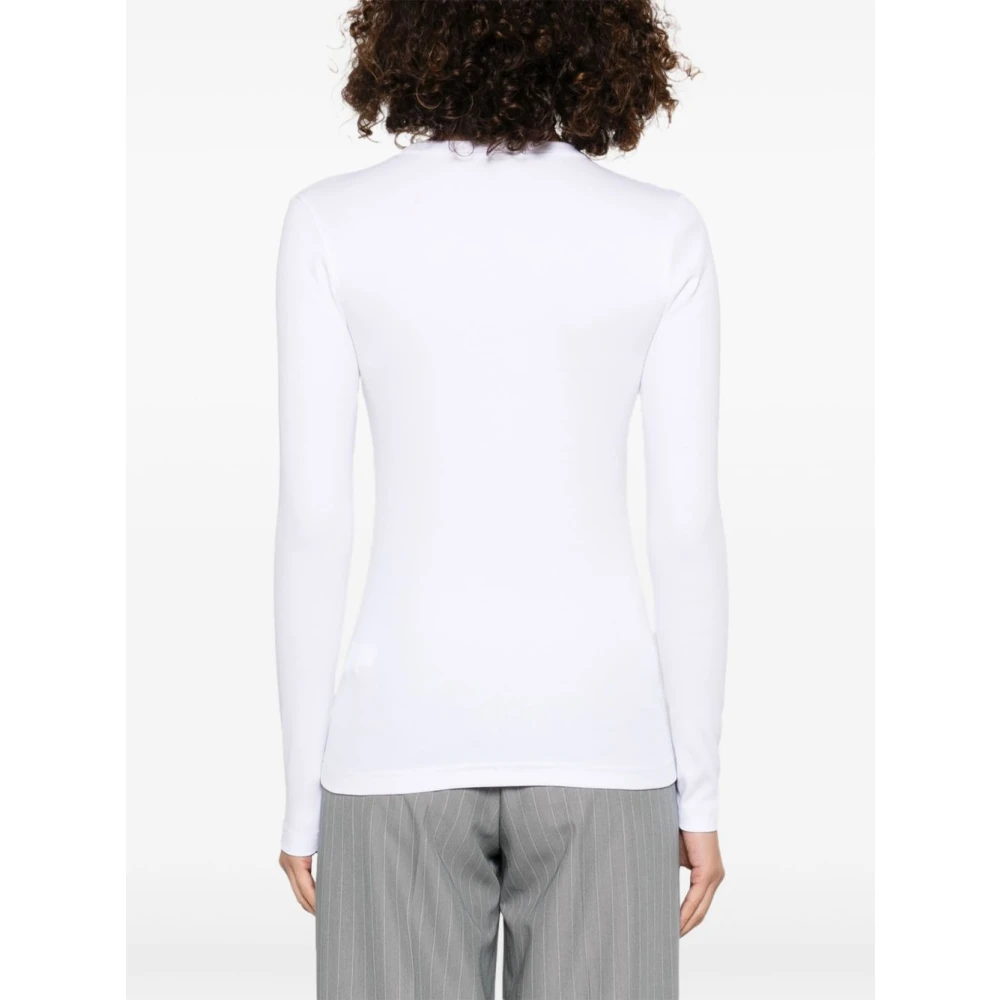 Fabiana Filippi Witte Crew Neck Sweater White Dames
