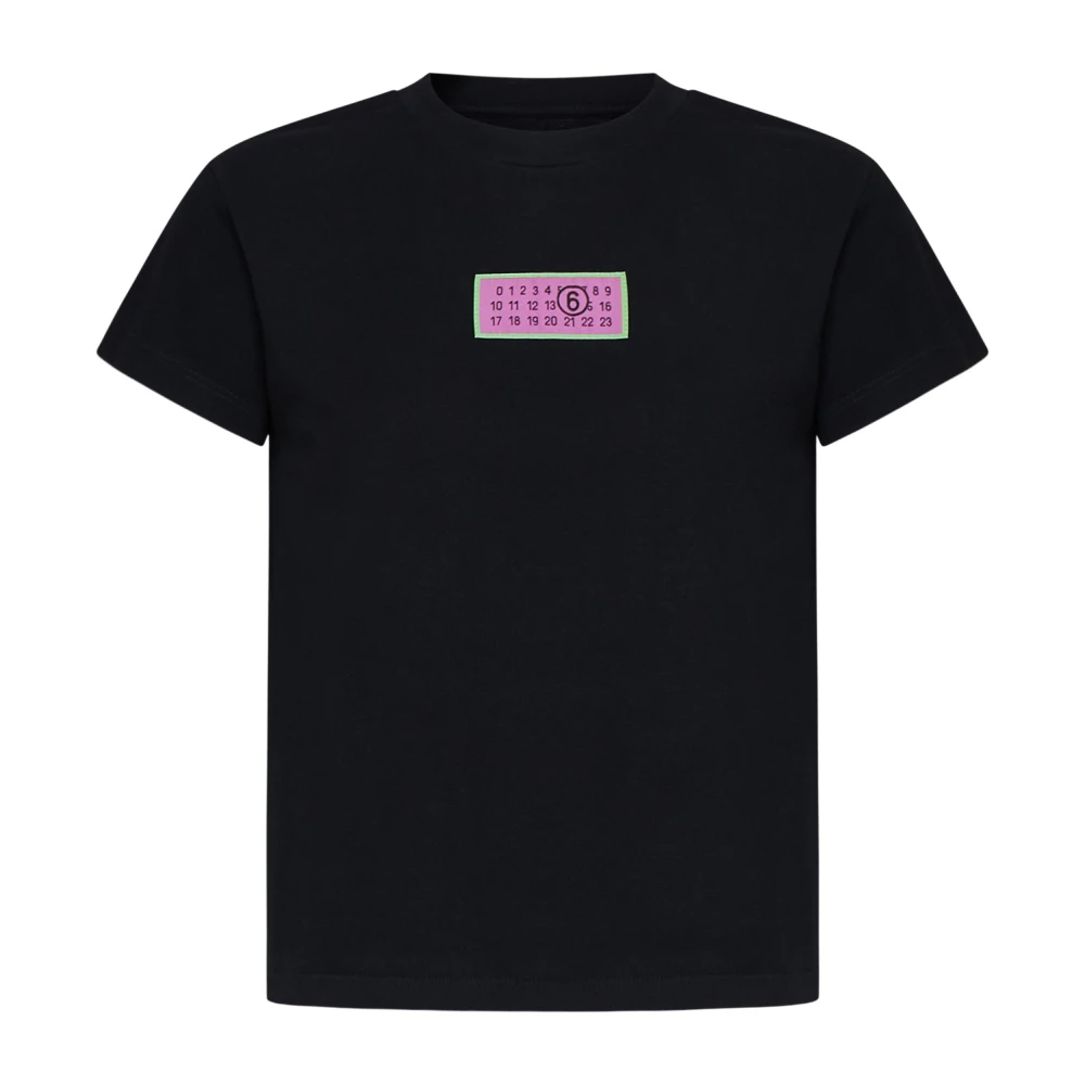 MM6 Maison Margiela Zwarte T-shirts en Polos Black Dames