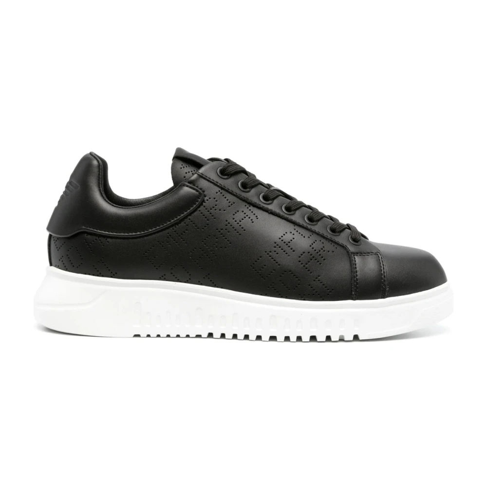 Emporio Armani Gesloten Sneakers Heren Schoenen Zwart