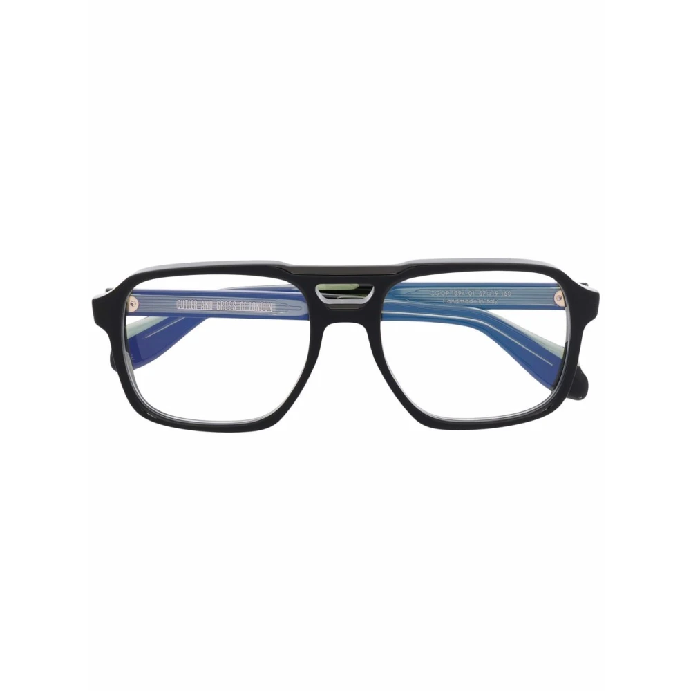 Cutler And Gross Unisex Black 1394 Aviator Optical Frame