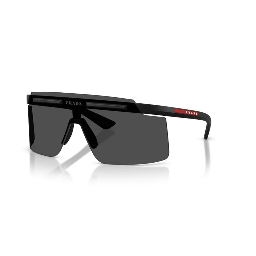 Prada Sunglasses, Male, 40 Mm, Ps B06s Shield Sunglasses Black
