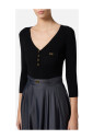 pull-noir-avec-col-en-v-et-details-dores