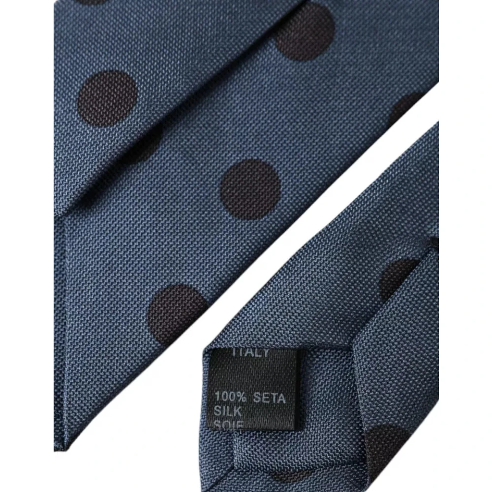 Dolce & Gabbana Polka Dot Zijden Heren Stropdas Multicolor Heren