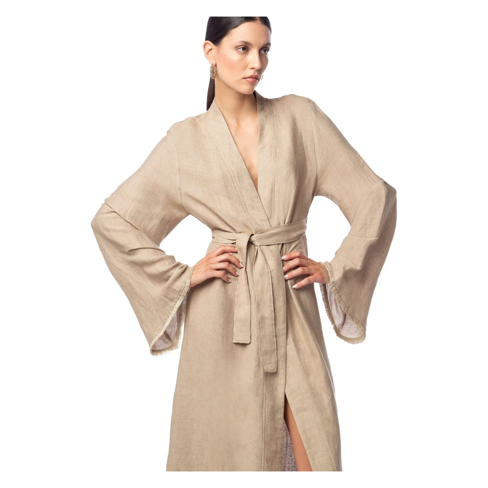 MVP wardrobe Antibes Kimono Beige Dames