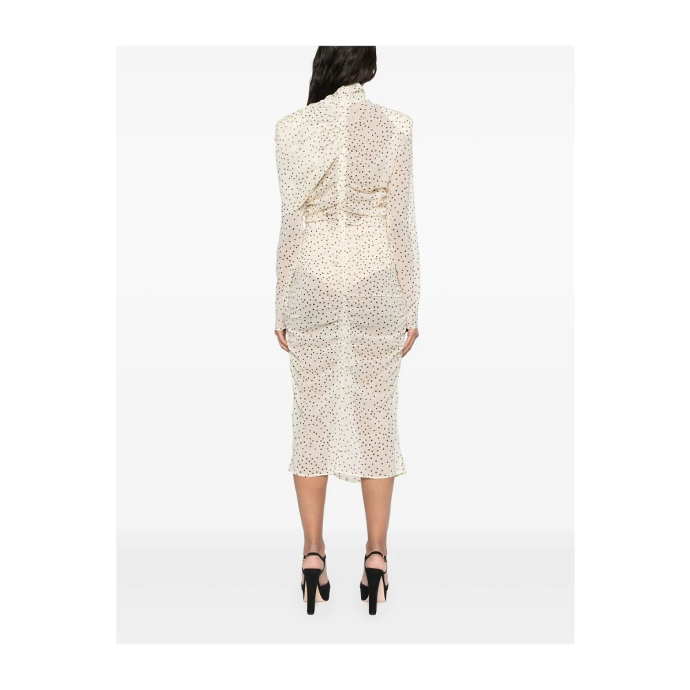 Magda Butrym Elegante Beige Jurk Beige Dames