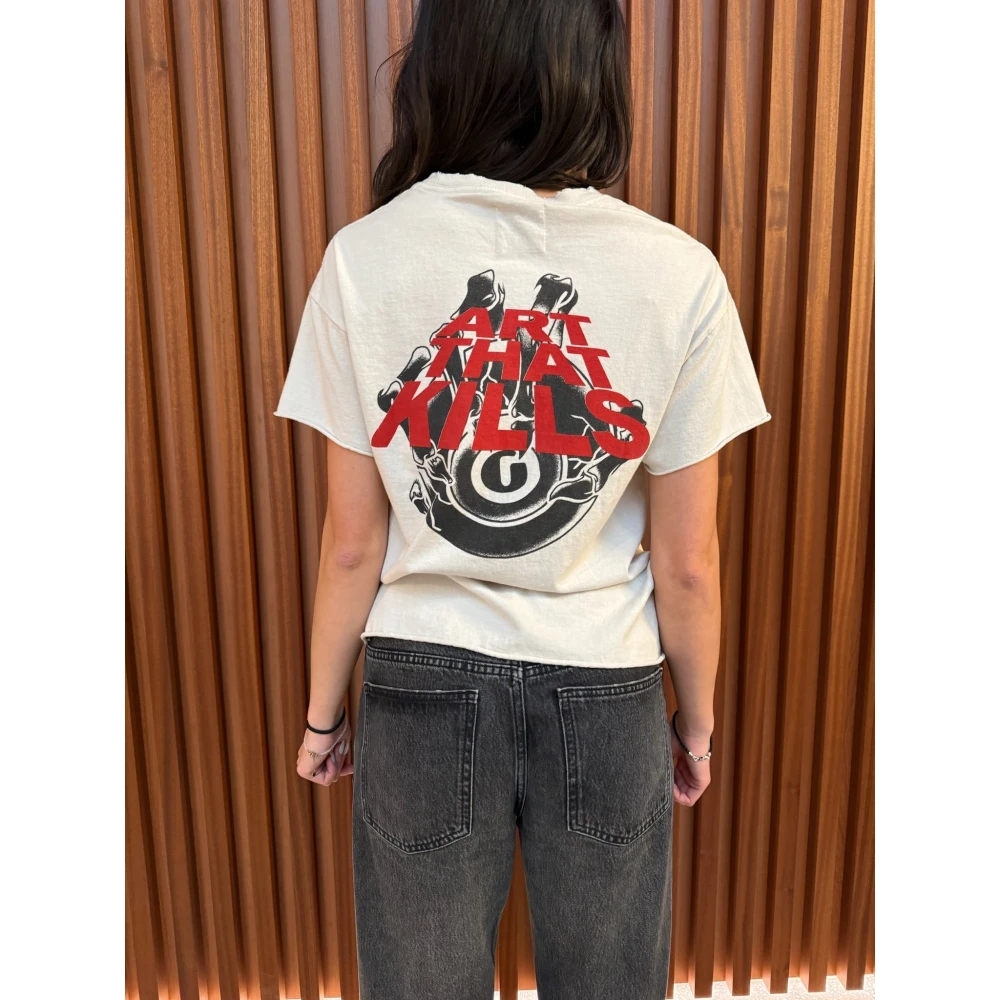Gallery Dept. Artistieke T-shirt Collectie White Dames