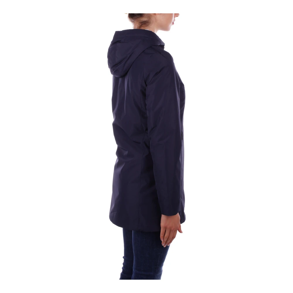Suns Blauwe hoodie met ritssluiting Blue Dames