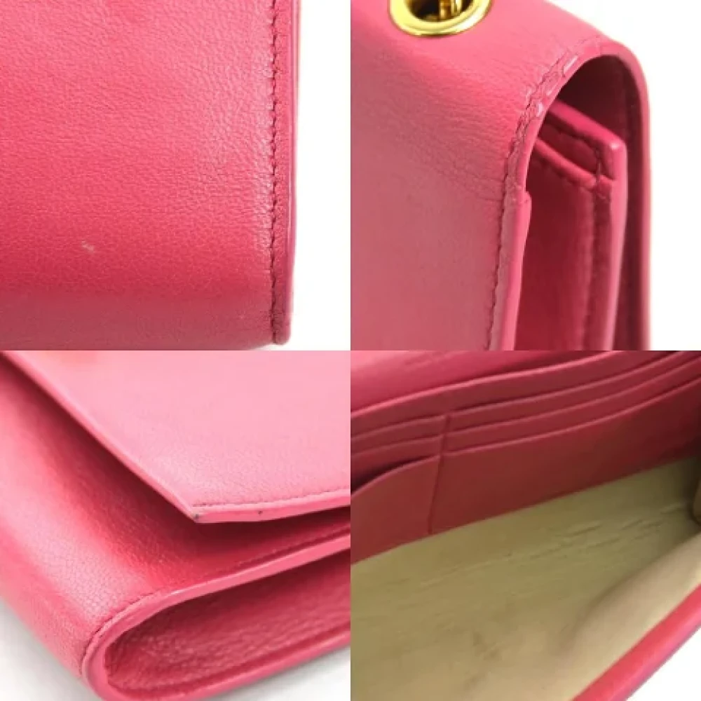 Chloé Pre-owned Leather shoulder-bags Pink Dames