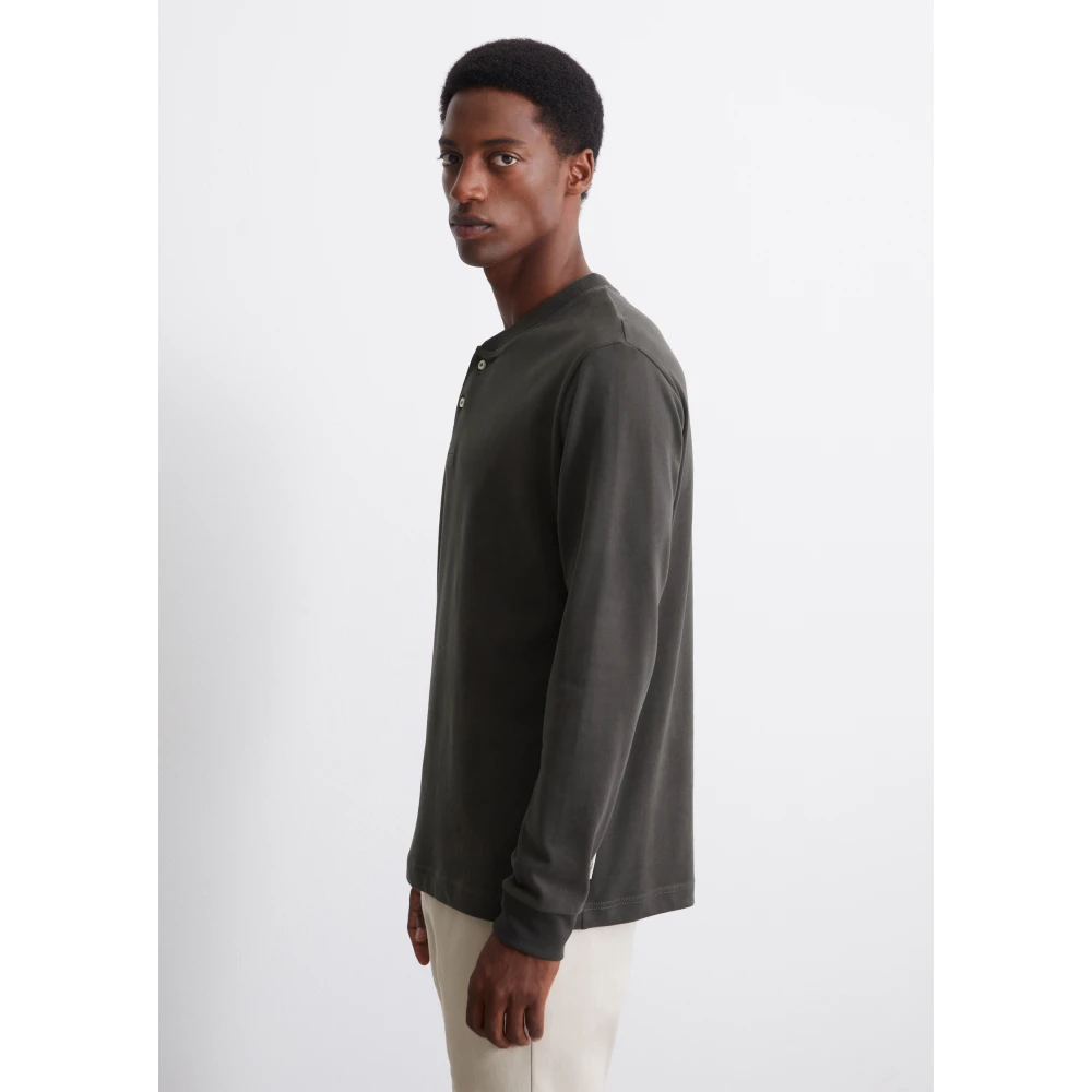 Marc O'Polo Henley met lange mouwen Gray Heren