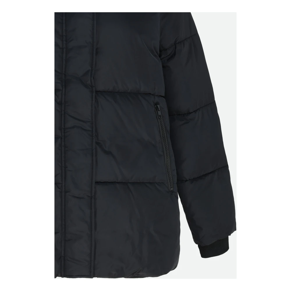 Canadian Classics Zwarte Finlay Jas met knoop- en ritssluiting Black Dames