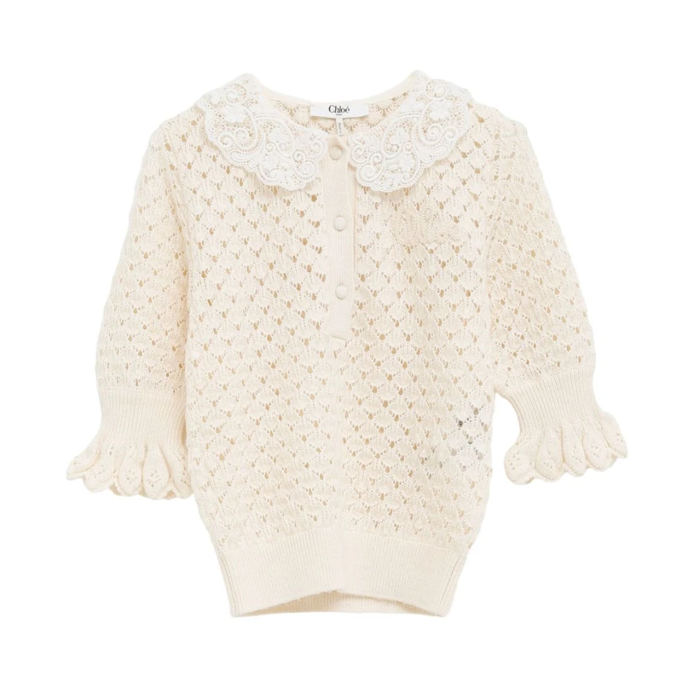 Knitwear > Round-neck Knitwear - - Chloé - Modalova